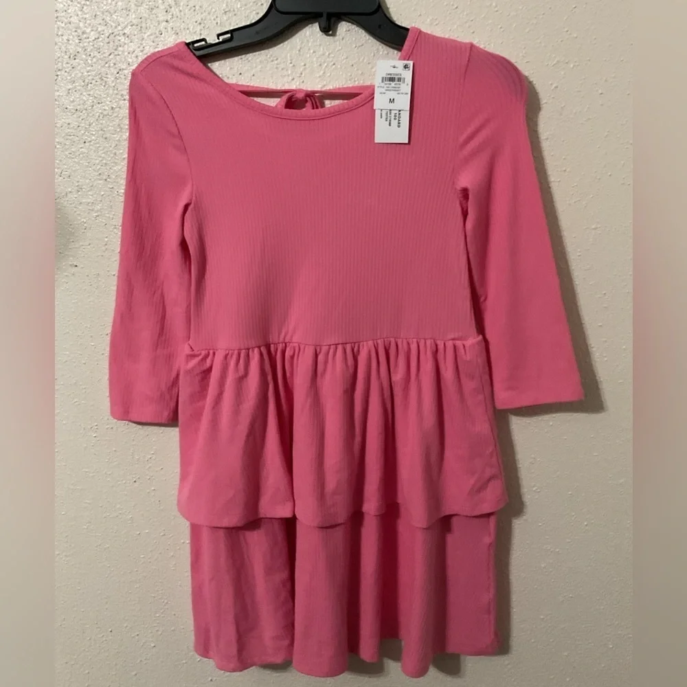 Big Girls Ribbed-Knit Tiered Ruffled Dress. All are NWT